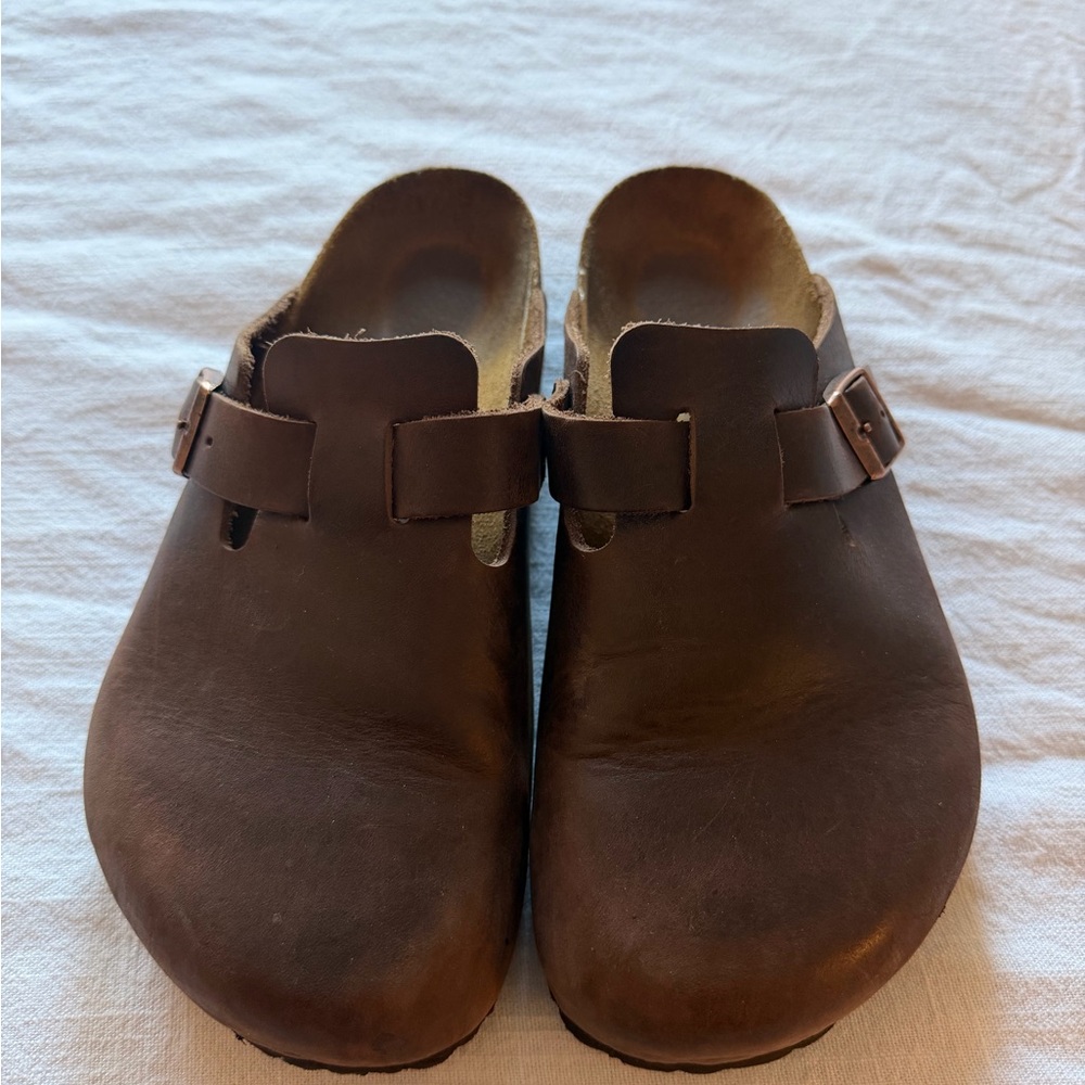 Birkenstock Bostons Oiled Leather
